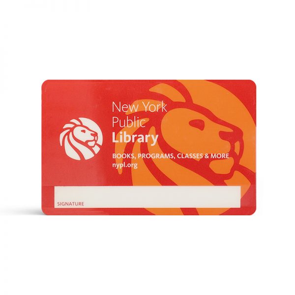 custom library card