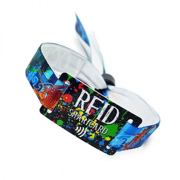 RFID Satin Cloth Wristbands all color 2