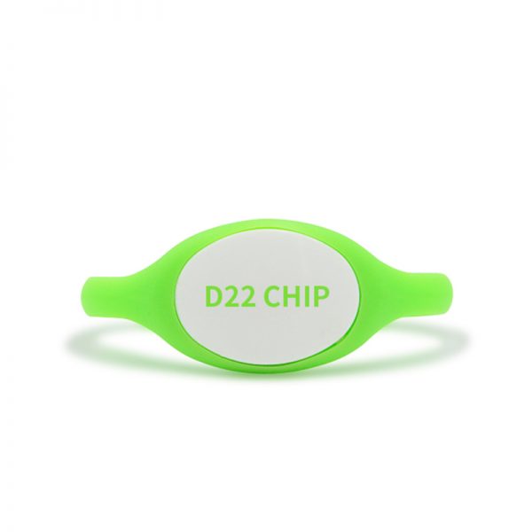 TRSB01-001 silicone rfid wristband green