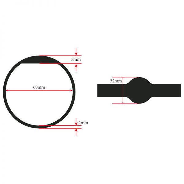 TRSB01-004 silicone rfid wristband size 800