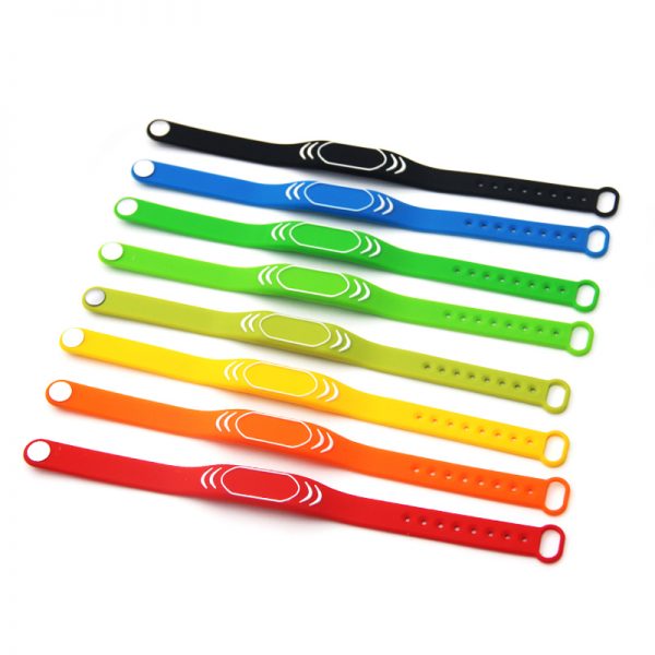 TRSB02-002 adjustable RFID silicone wristband color 2