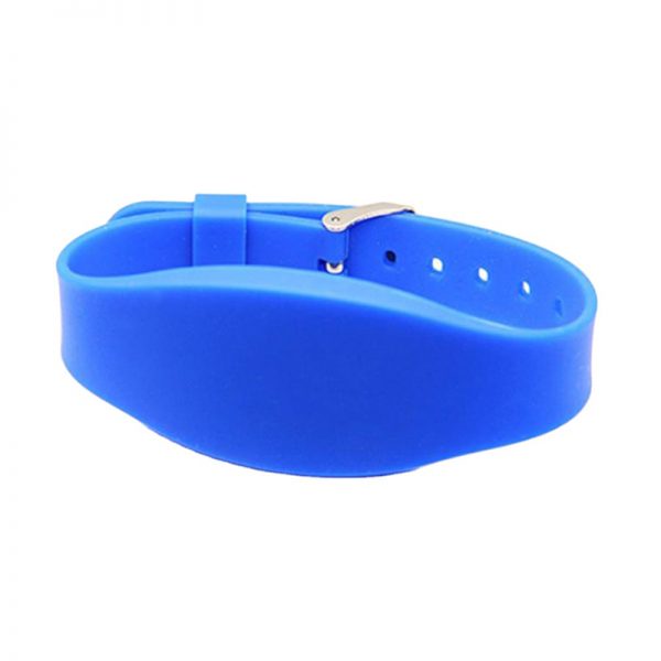 TRSB02-004 rfid silicone wristband blue color