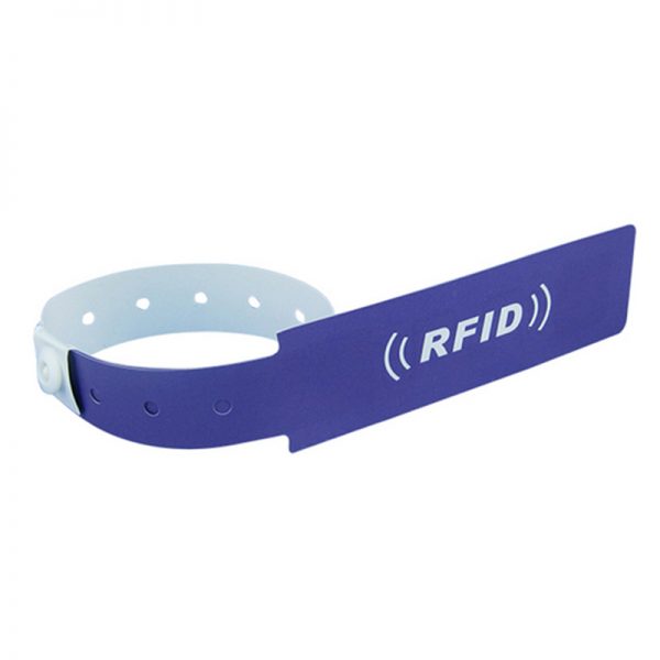 TRVB0101 vinyl rfid wristband purple color 3