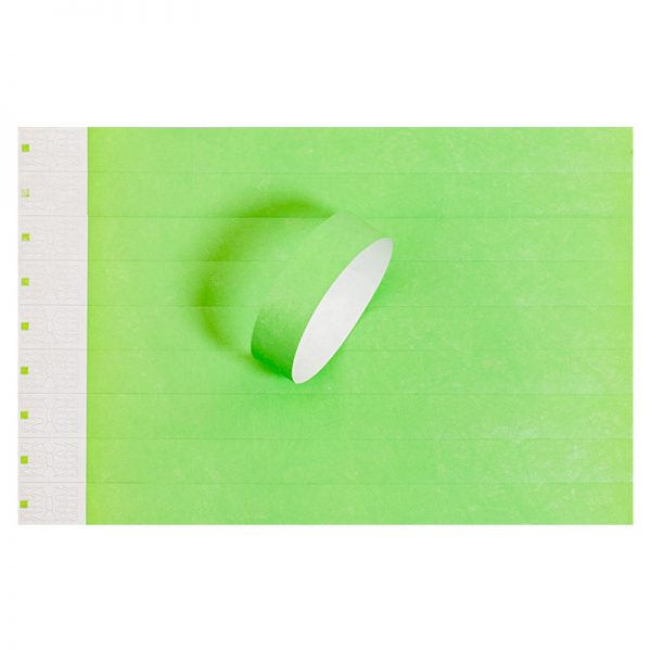 green rfid paper wristband