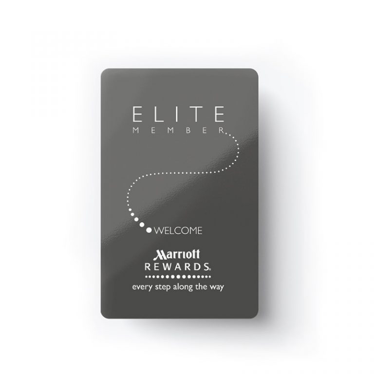Elete member Marriott hotel key card 1